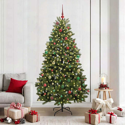 Artificial Christmas Tree Green 210 cm PVC and Metal