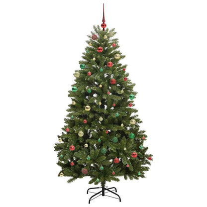 Artificial Christmas Tree Green 210 cm PVC and Metal