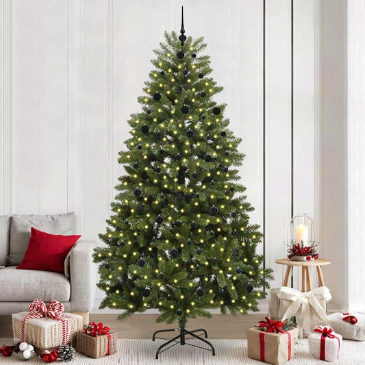 Artificial Christmas Tree Green 240 cm PVC and Metal