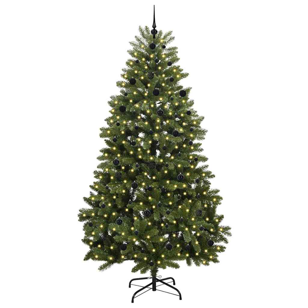 Artificial Christmas Tree Green 240 cm PVC and Metal