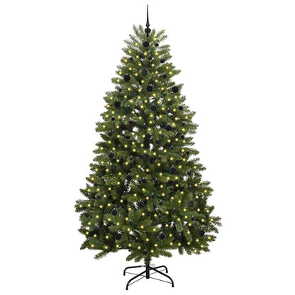 Artificial Christmas Tree Green 240 cm PVC and Metal
