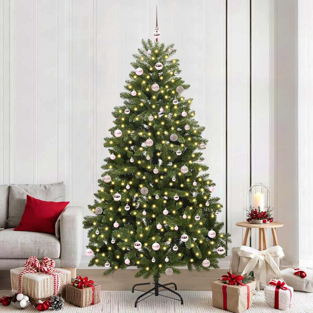Artificial Christmas Tree Green 240 cm PVC and Metal