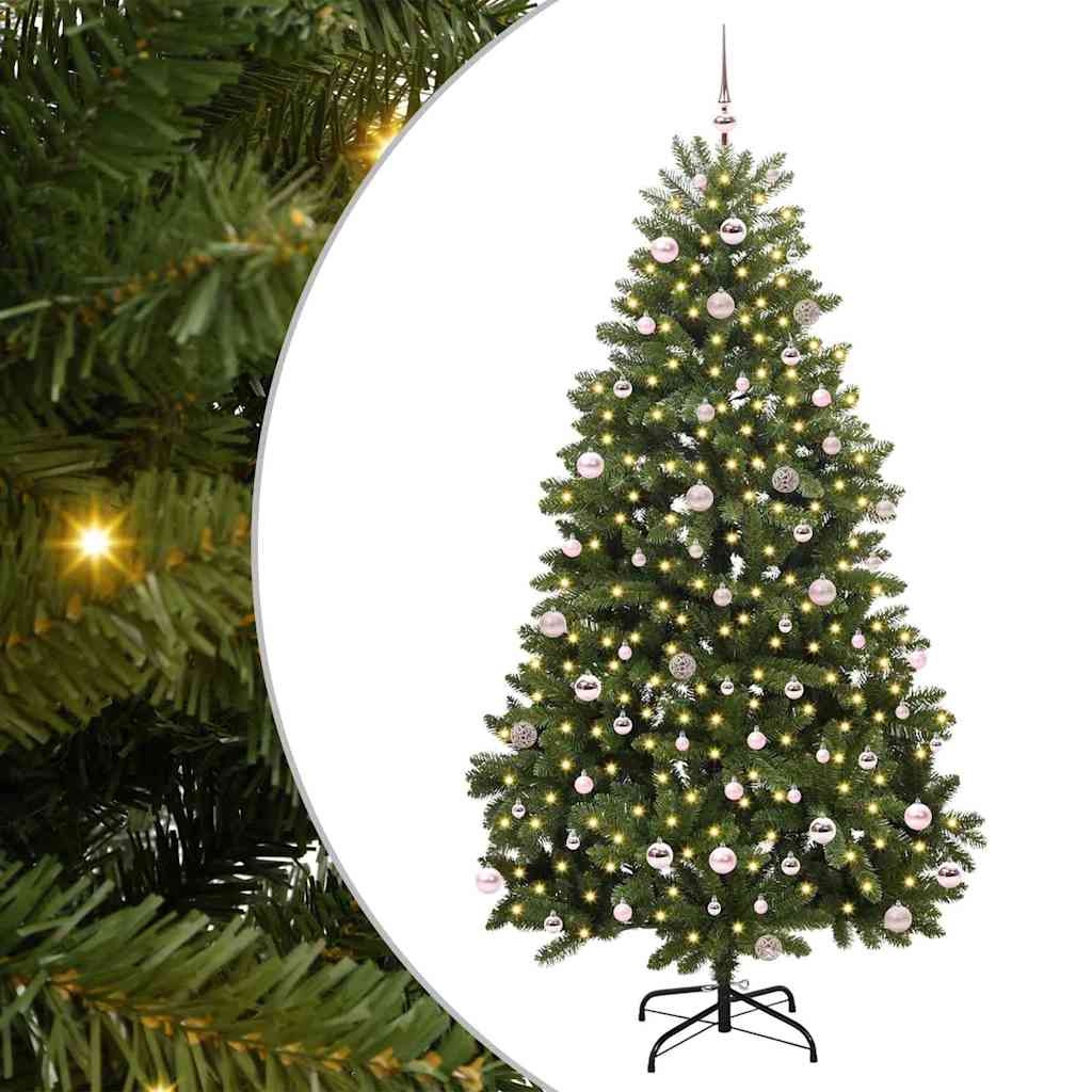 Artificial Christmas Tree Green 240 cm PVC and Metal