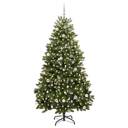 Artificial Christmas Tree Green 240 cm PVC and Metal
