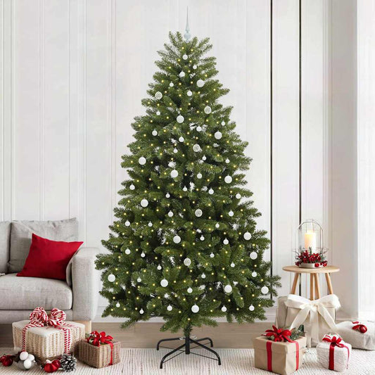 Artificial Christmas Tree Green 240 cm PVC and Metal