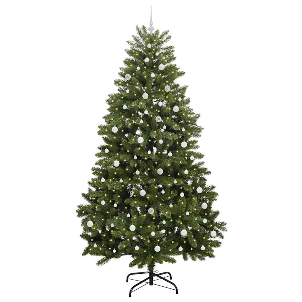 Artificial Christmas Tree Green 240 cm PVC and Metal