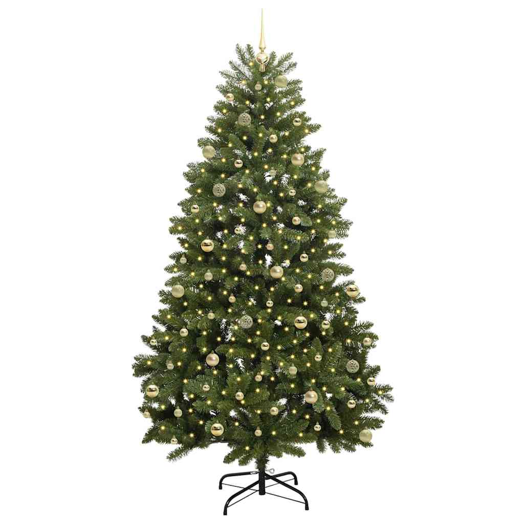 Artificial Christmas Tree Green 240 cm PVC and Metal