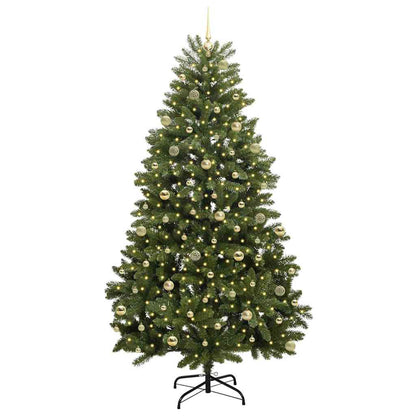 Artificial Christmas Tree Green 240 cm PVC and Metal