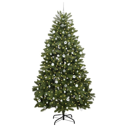 Artificial Christmas Tree Green 240 cm PVC and Metal