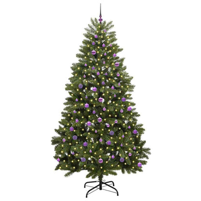Artificial Christmas Tree Green 240 cm PVC and Metal