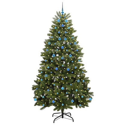 Artificial Christmas Tree Green 240 cm PVC and Metal