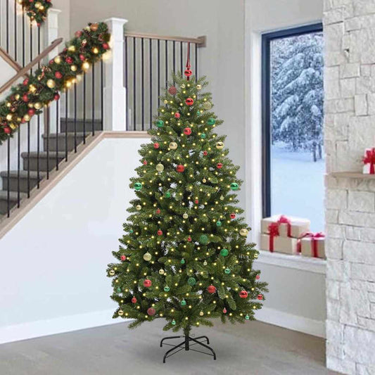 Artificial Christmas Tree Green 240 cm PVC and Metal