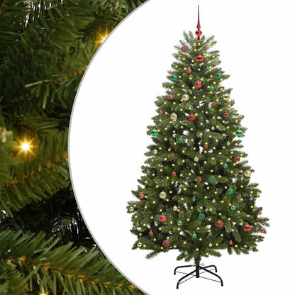Artificial Christmas Tree Green 240 cm PVC and Metal