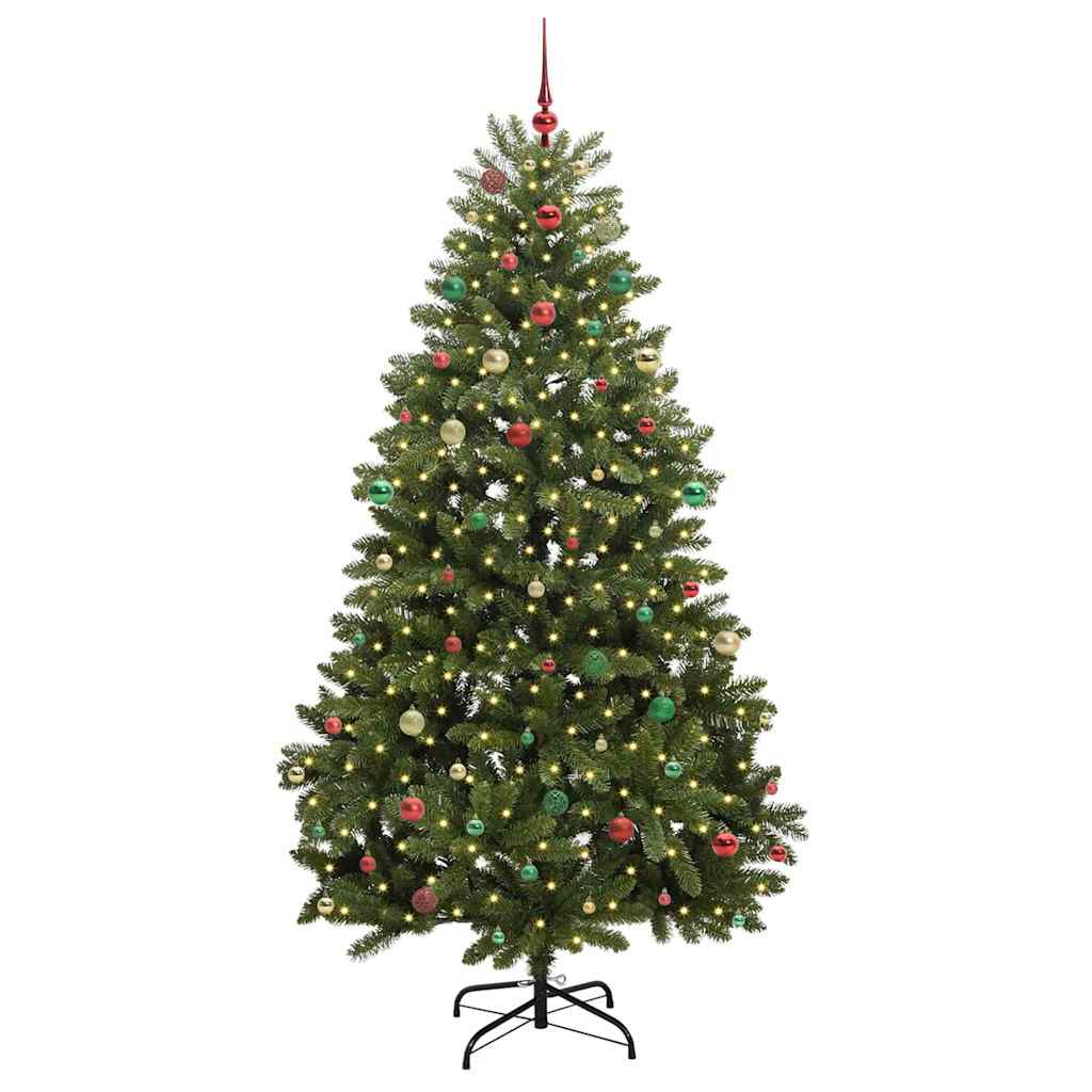 Artificial Christmas Tree Green 240 cm PVC and Metal