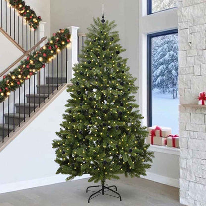 Artificial Christmas Tree Green 300 cm PVC and Metal