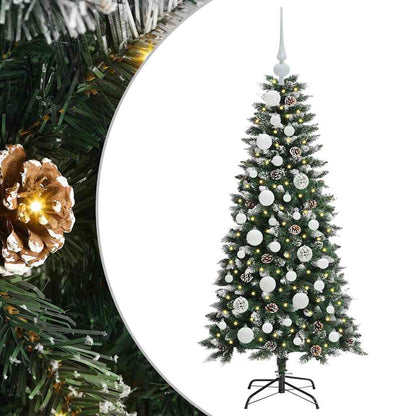 Artificial Christmas Tree with 150 LEDs Green 55 x 55 x 120 cm