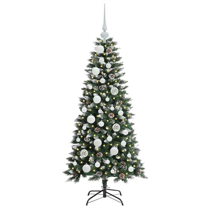 Artificial Christmas Tree with 150 LEDs Green 55 x 55 x 120 cm