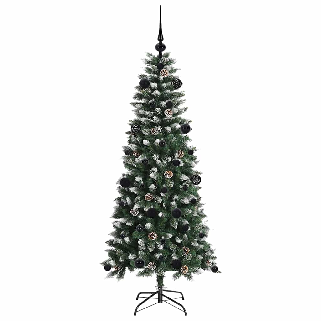 Artificial Christmas Tree with 150 LEDs with Stand Green 150 cm