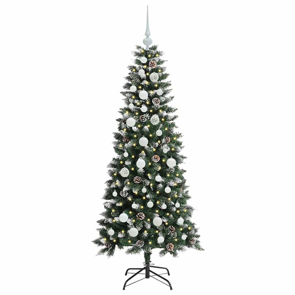 Artificial Christmas Tree with 150 LEDs Green 66 x 66 x 150 cm
