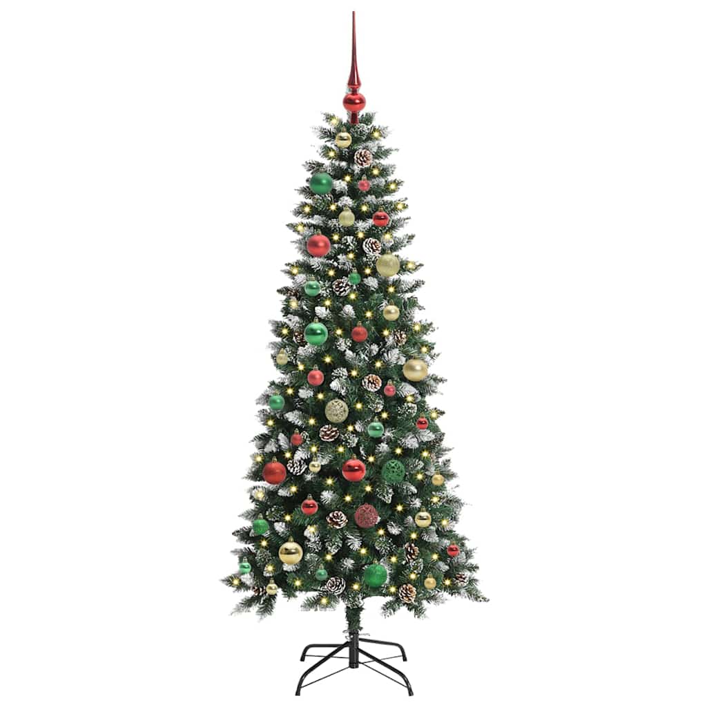 Artificial Christmas Tree with 150 LEDs Green 66 x 66 x 150 cm