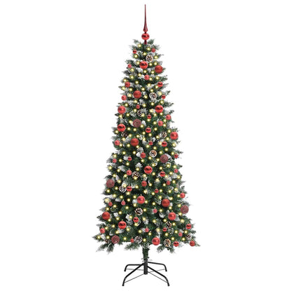 Artificial Christmas Tree with 300 LEDs Green 76 x 76 x 180 cm