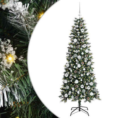 Artificial Christmas Tree with 300 LEDs Green 76 x 76 x 180 cm