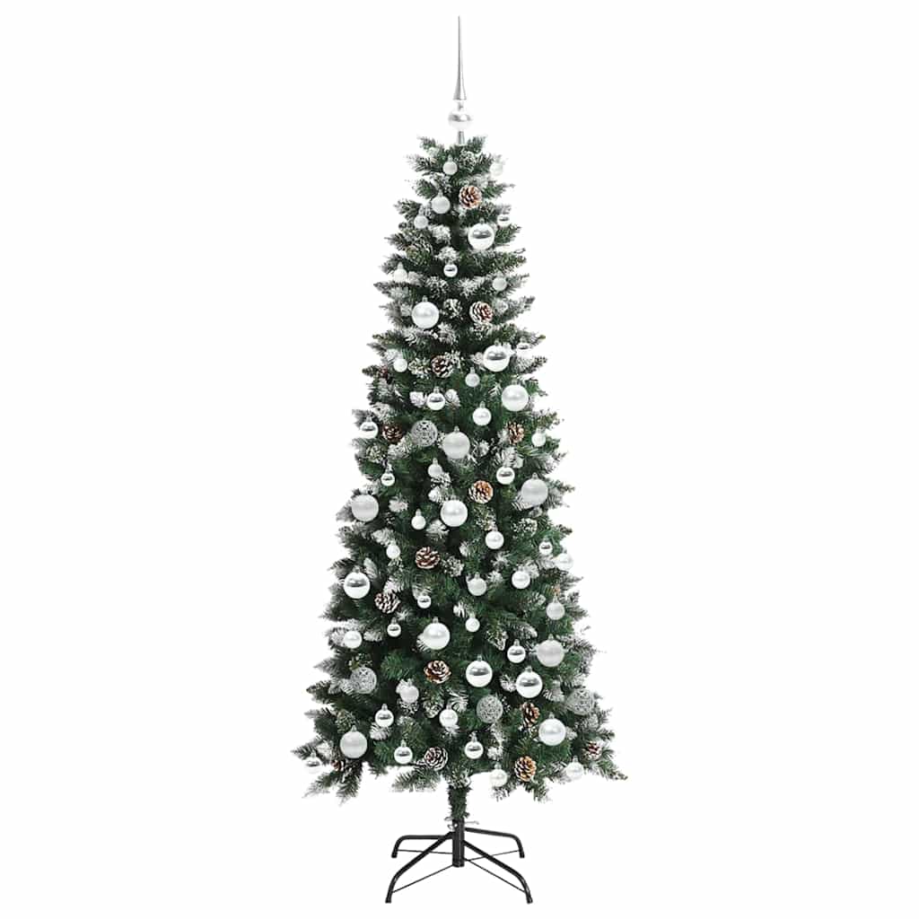 Artificial Christmas Tree with 300 LEDs Green 76 x 76 x 180 cm