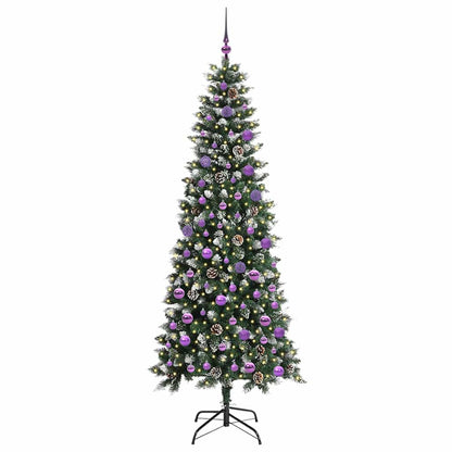 Artificial Christmas Tree with 300 LEDs Green 86 x 86 x 210 cm