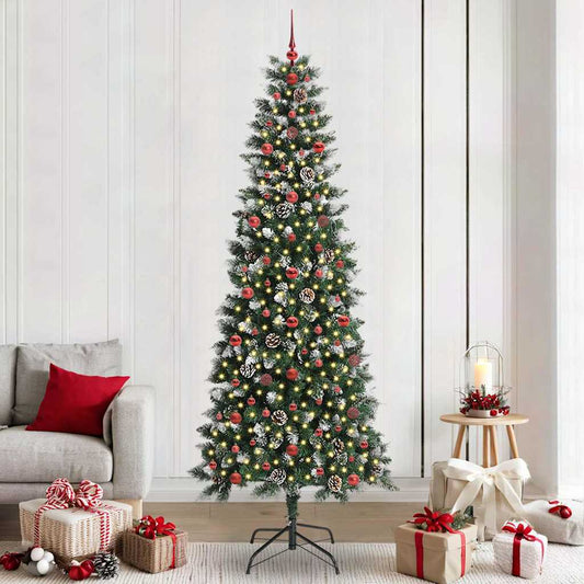 Artificial Christmas Tree with 300 LEDs Green 96 x 96 x 240 cm