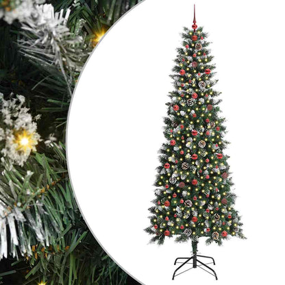 Artificial Christmas Tree with 300 LEDs Green 96 x 96 x 240 cm