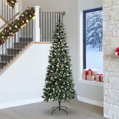 Artificial Christmas Tree with 300 LEDs Green 96 x 96 x 240 cm