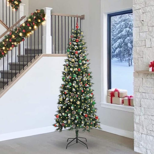 Artificial Christmas Tree with 300 LEDs Green 96 x 96 x 240 cm