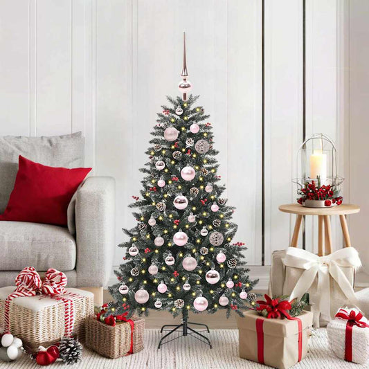 Artificial Christmas Tree with 150 LEDs Green 68 x 68 x 120 cm