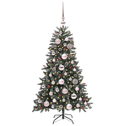Artificial Christmas Tree with 150 LEDs Green 68 x 68 x 120 cm