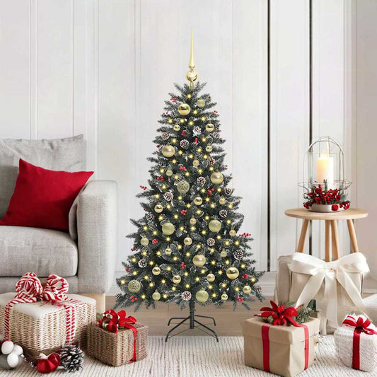 Artificial Christmas Tree with 150 LEDs Green 68 x 68 x 120 cm