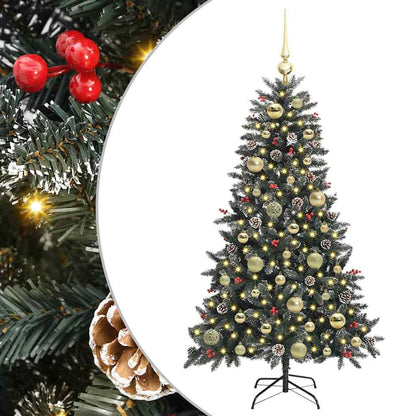 Artificial Christmas Tree with 150 LEDs Green 68 x 68 x 120 cm