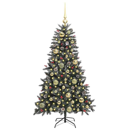 Artificial Christmas Tree with 150 LEDs Green 68 x 68 x 120 cm