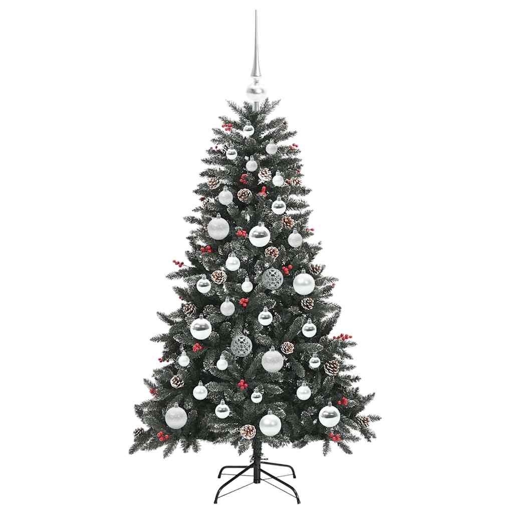 Artificial Christmas Tree with 150 LEDs Green 68 x 68 x 120 cm