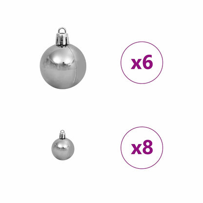 Artificial Christmas Tree with Stand Green 83.5 x 83.5 x 150 cm