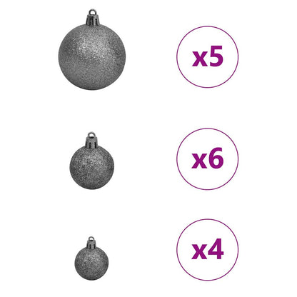 Artificial Christmas Tree with Stand Green 83.5 x 83.5 x 150 cm