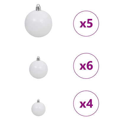 Artificial Christmas Tree with Stand Green 83.5 x 83.5 x 150 cm