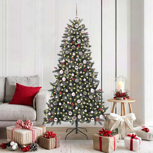 Artificial Christmas Tree with 300 LEDs Green 99 x 99 x 180 cm