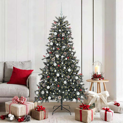 Artificial Christmas Tree with 300 LEDs Green 99 x 99 x 180 cm