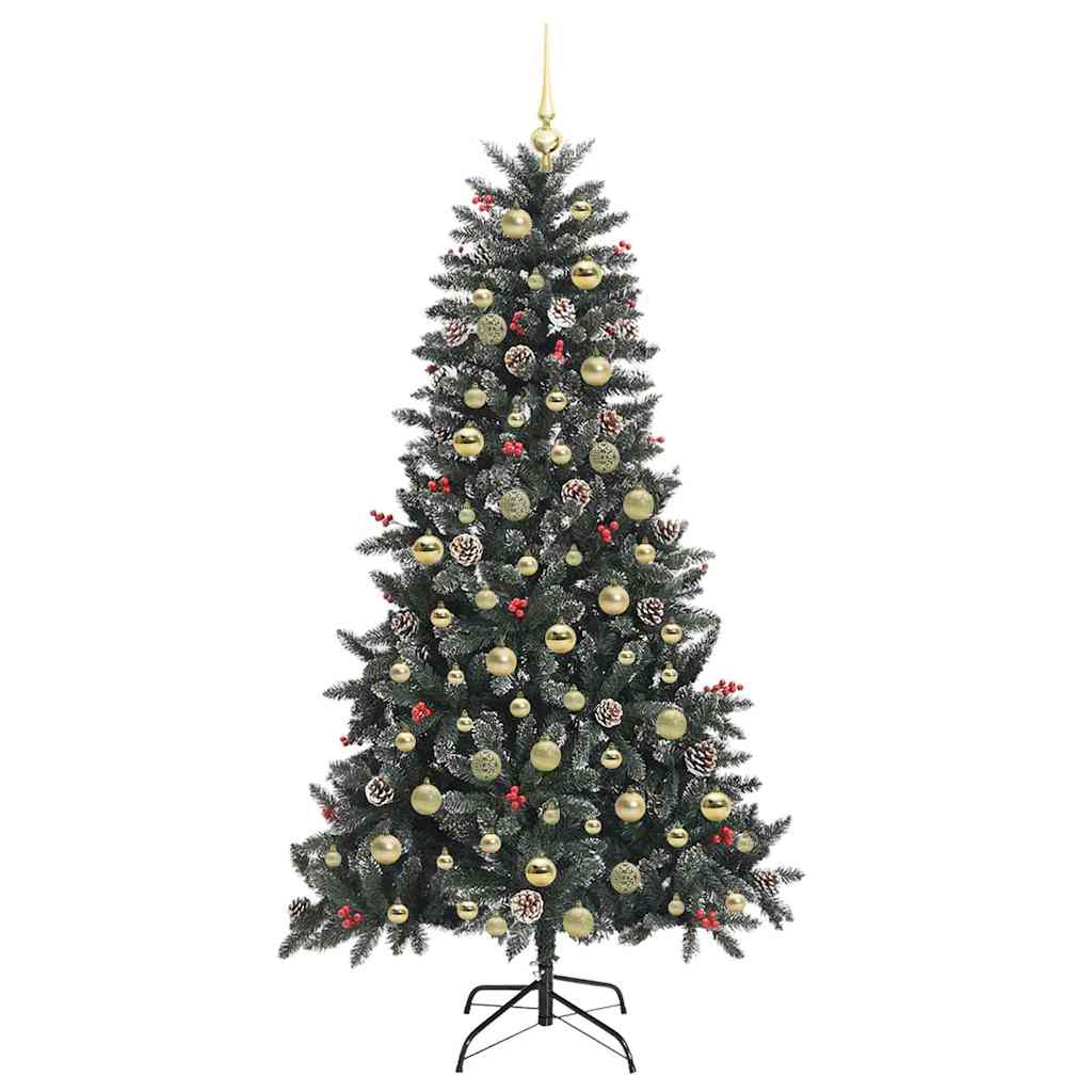 Artificial Christmas Tree with 300 LEDs Green 99 x 99 x 180 cm