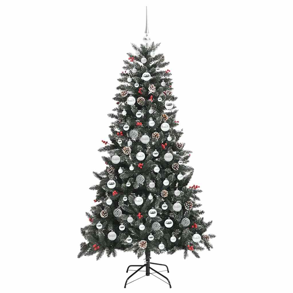 Artificial Christmas Tree with 300 LEDs Green 99 x 99 x 180 cm