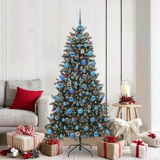 Artificial Christmas Tree with 300 LEDs Green 99 x 99 x 180 cm