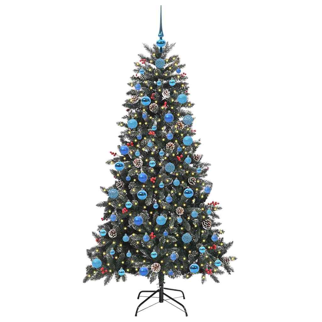 Artificial Christmas Tree with 300 LEDs Green 99 x 99 x 180 cm
