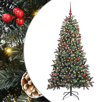 Artificial Christmas Tree with 300 LEDs Green 99 x 99 x 180 cm