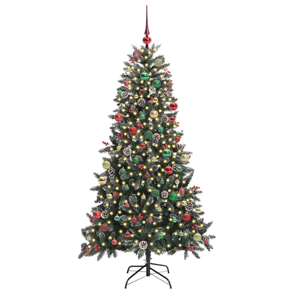 Artificial Christmas Tree with 300 LEDs Green 99 x 99 x 180 cm