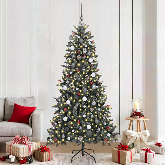Artificial Christmas Tree with Stand Green 114 x 114 x 210 cm